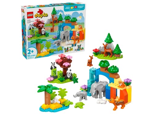 LEGO Duplo 10446 Rodziny dzikich zwierząt 3 w 1 2+ Duży Zestaw_1.jpg
