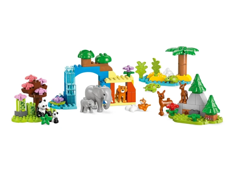 LEGO Duplo 10446 Rodziny dzikich zwierząt 3 w 1 2+ Duży Zestaw_5.jpg