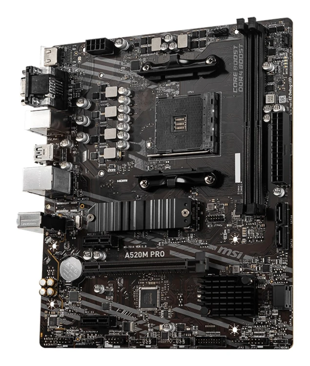 Płyta główna MSI A520M PRO micro ATX AMD Ryzen AM4 2x DDR4_3.jpg