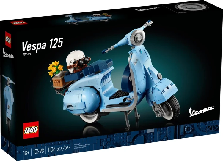 Klocki LEGO ICONS zestaw skuter Vespa 125 10298_1.jpg