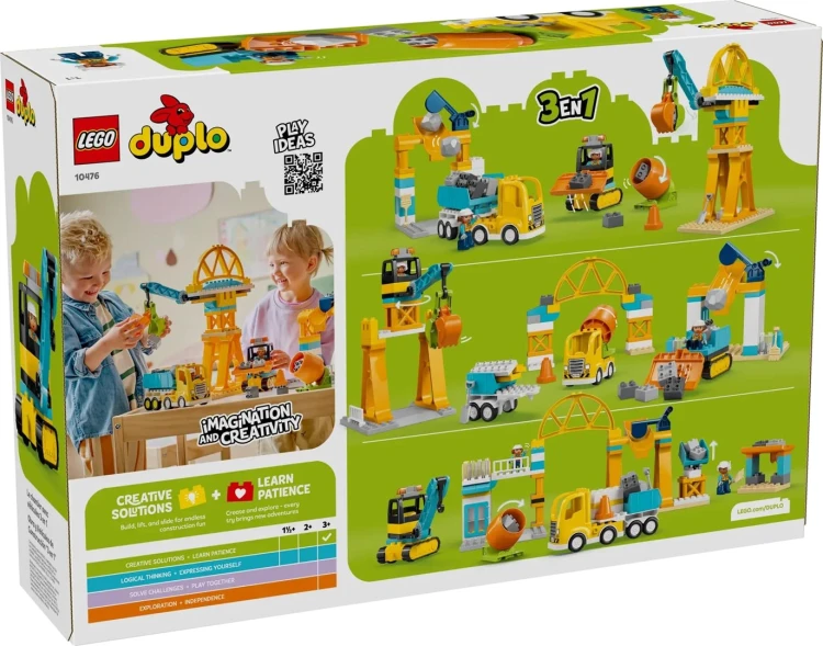 Klocki LEGO DUPLO Plac budowy 3 w 1 z pojazdami 84 elementy_3.jpg