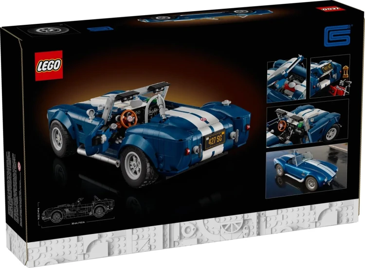 Klocki LEGO Shelby Cobra 427 S/C 1241 elementów 10357_2.jpg