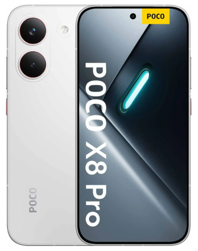 Poco x8 pro White 01.png
