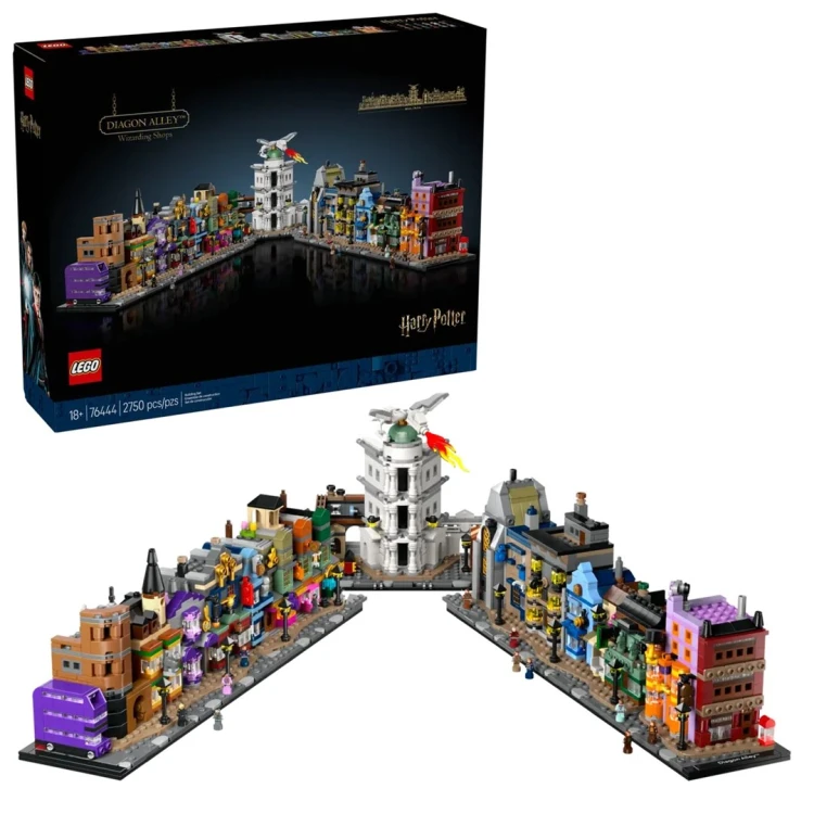 KLOCKI LEGO 76444 Sklepy na Ulicy Pokątnej Z SERII LEGO Harry Potter_1.jpg